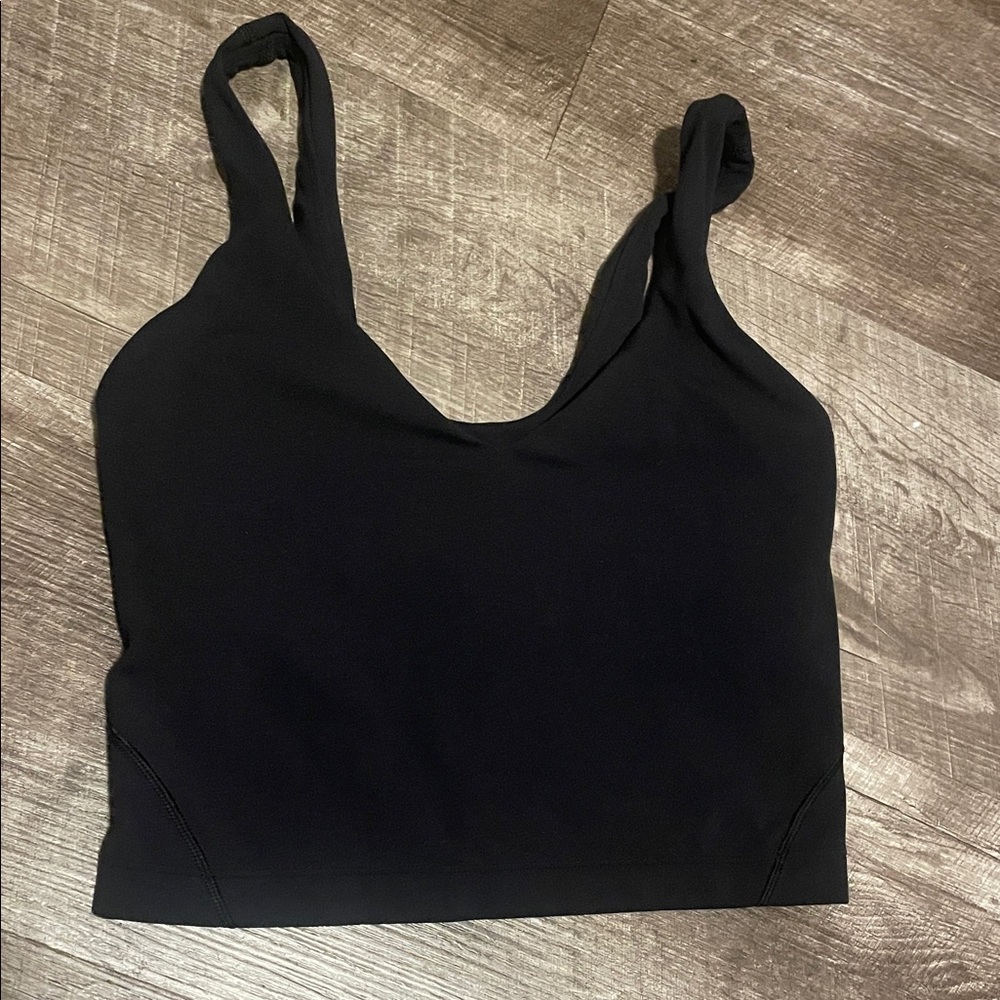 lululemon athletica Black Crop Top